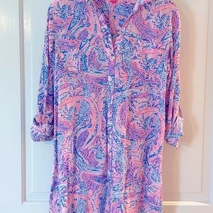 Lilly Pulitzer Natalie Cover-Up, XS